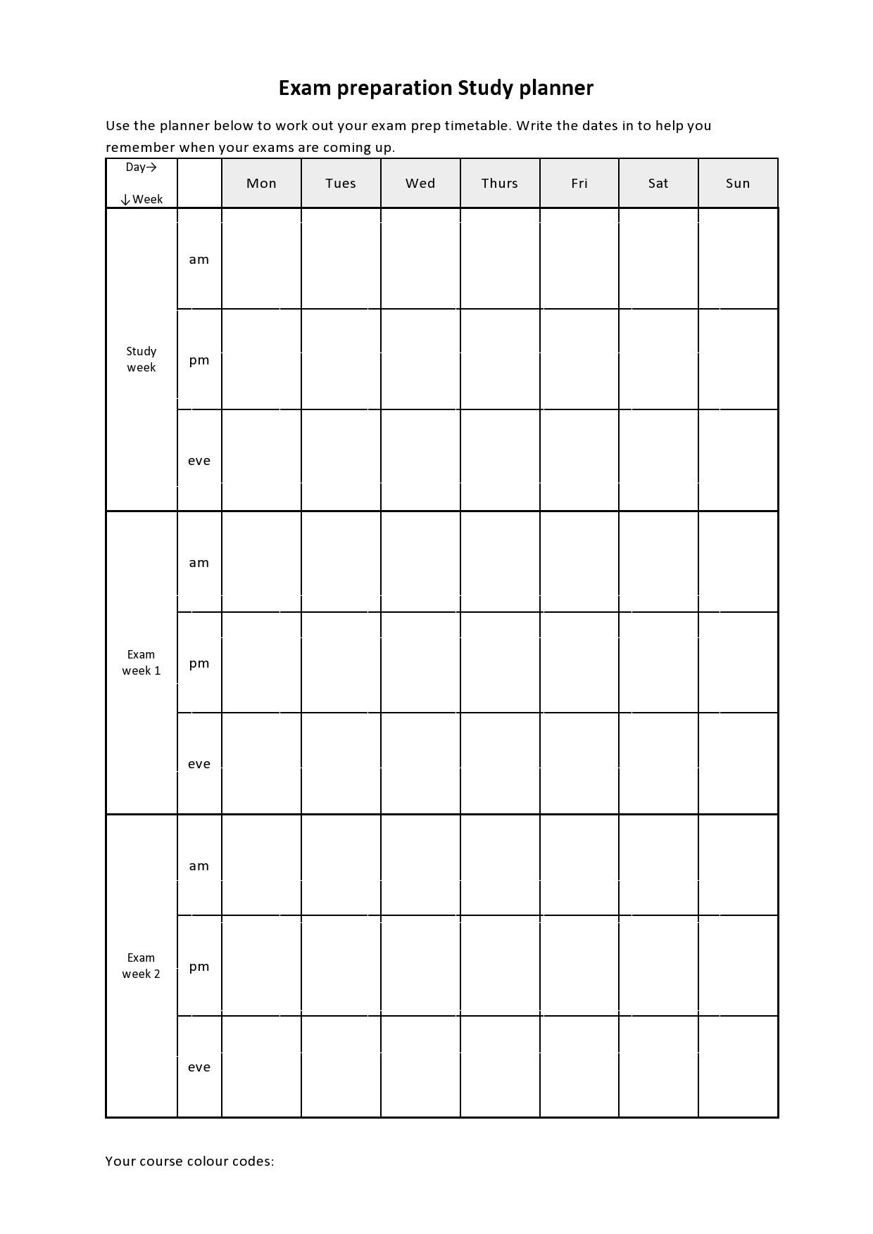 Creating a Structured Study Schedule